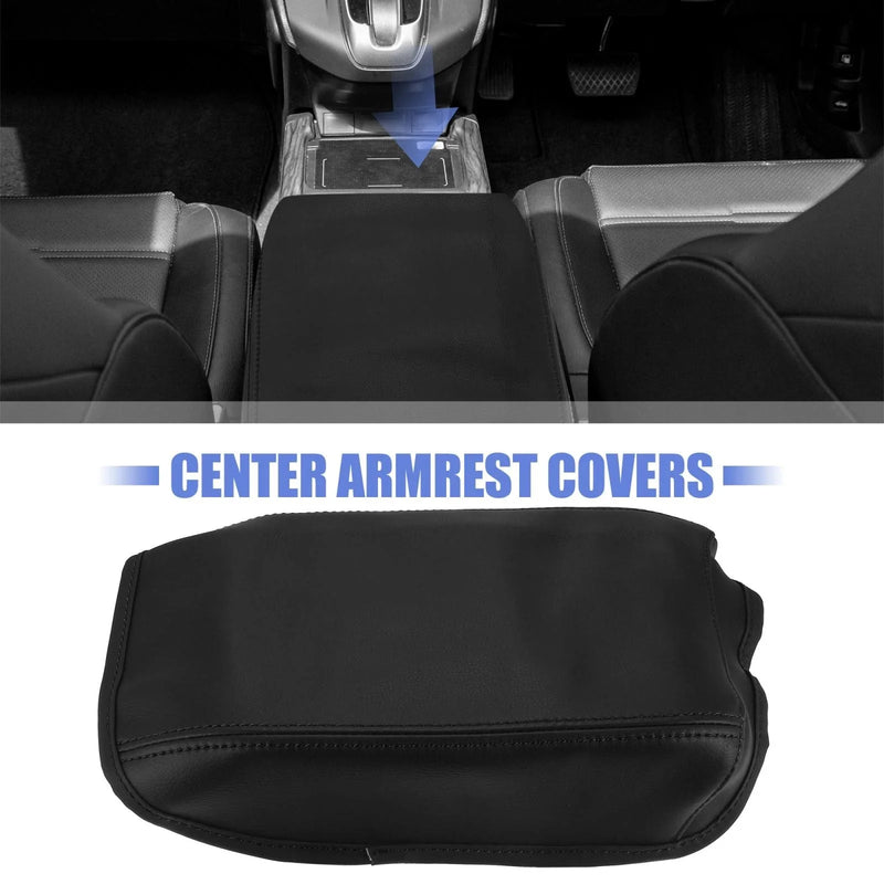 Honda CR-V (2017-2021) Black Microfiber Leather Armrest Cover