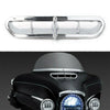 Harley Touring Electra Street Tri Glide Chrome Fairing Vent Accent (2014-2018)