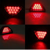 Cars Universal 3rd F1 12 LED Strobe Rear Bumper Tail Brake Light