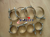 Universal 8PCS 2" Turbo Pipe Hose Coupler T-Bolt Clamps