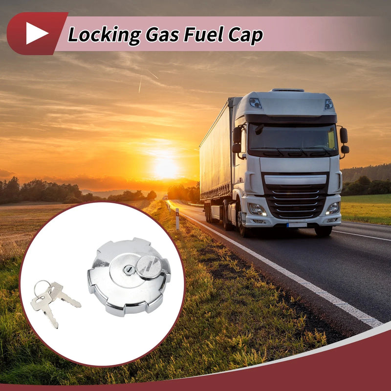 Volvo, Scania, Iveco, Man - 2 Keys Locking Gas Cap