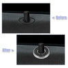 Mercedes Benz E C Class GLC 4 x Black Car Door Lock Stickers (2015-2019)