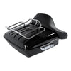 Harley Road King Black Chopped Trunk Backrest Rack (2014-2025)