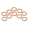 Universal Applications 10 x M12*1.5 Copper Oil Drain Plug Gasket Seal