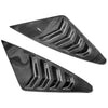 Benz GLE 2020 Real Carbon Fiber Side Vent Window Scoop Louver Cover Trim Fit
