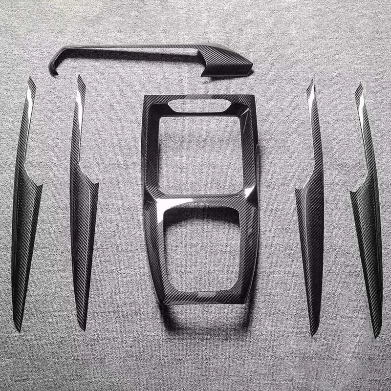 BMW X3 X4 X3M X4M Dry Carbon Fiber Inner Door Console Dashboard Cover Kit