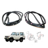 Toyota Land Cruiser FZJ71 / GRJ78 / GRJ79 / VDJ78 Front Door Weatherstrip Set