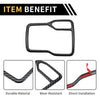 Jeep Wrangler JL Carbon Fiber Gear Shift Frame Cover (2018-2023)