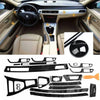 Wrap Trim /1 Set/ Car Interior Decal Stickers Gloss Black