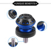 Motorbike Pair Swingarm Spool 10mm CNC Swing Arm Sliders Stand Blue