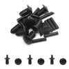 BMW E46 10 x 5mm Black Plastic Rivets Clips (1998-2006)