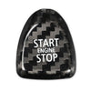 BMW Mini Cooper F54 F55 F56 Black Carbon Keyless Start Button Cover (2014-2023)