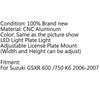 Suzuki GSXR 600 750 License Plate Holder with Light (2006-2007)