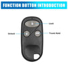 Honda Civic CRV Accord 3 Button Car Remote Key Fob Case Shell (2001-2023)