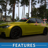 Porsche Panamera 4 x Pillar Window Trim Cover Carbon Fiber (2010-2016)
