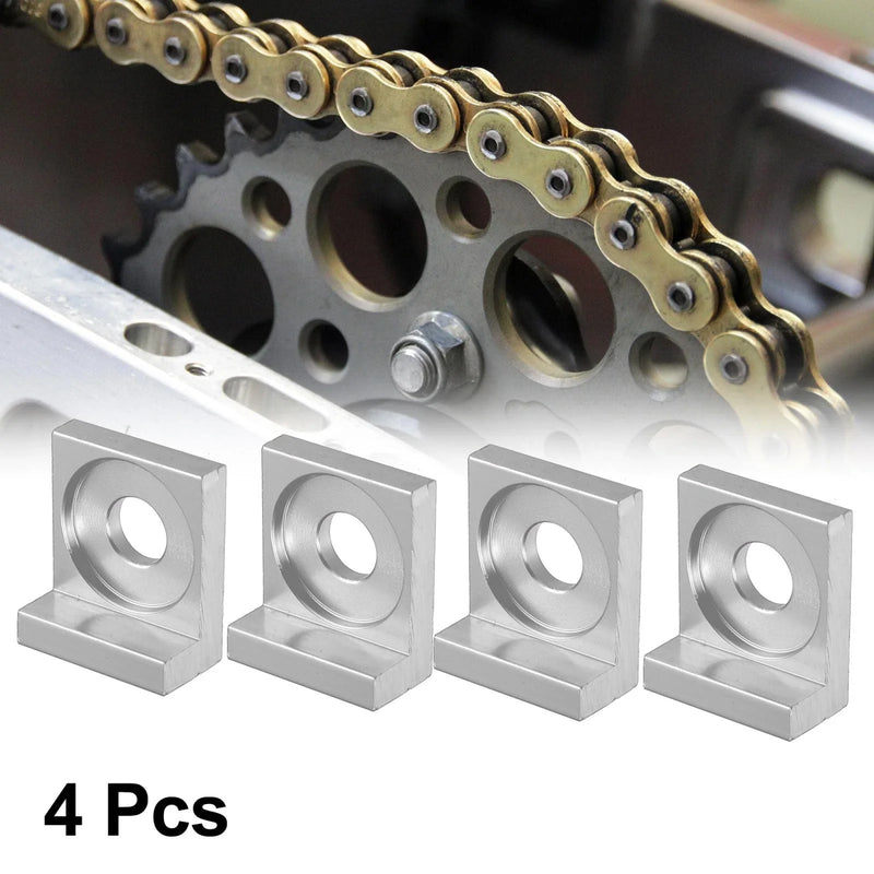 Motorcycle Chain Adjuster Block Tensioner / 4pcs 12mm Dia