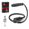 Kawasaki Prairie KVF 650 / 700 Ignition Coil + Spark Plug + CAP (2002–2006)