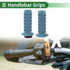 25mm Motorcycle Hand Grips Cover Handlebar Cover TPU Gray Blue