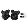 Harley Heritage Softail Black Rear Swingarm Axle Covers (2008-2017)