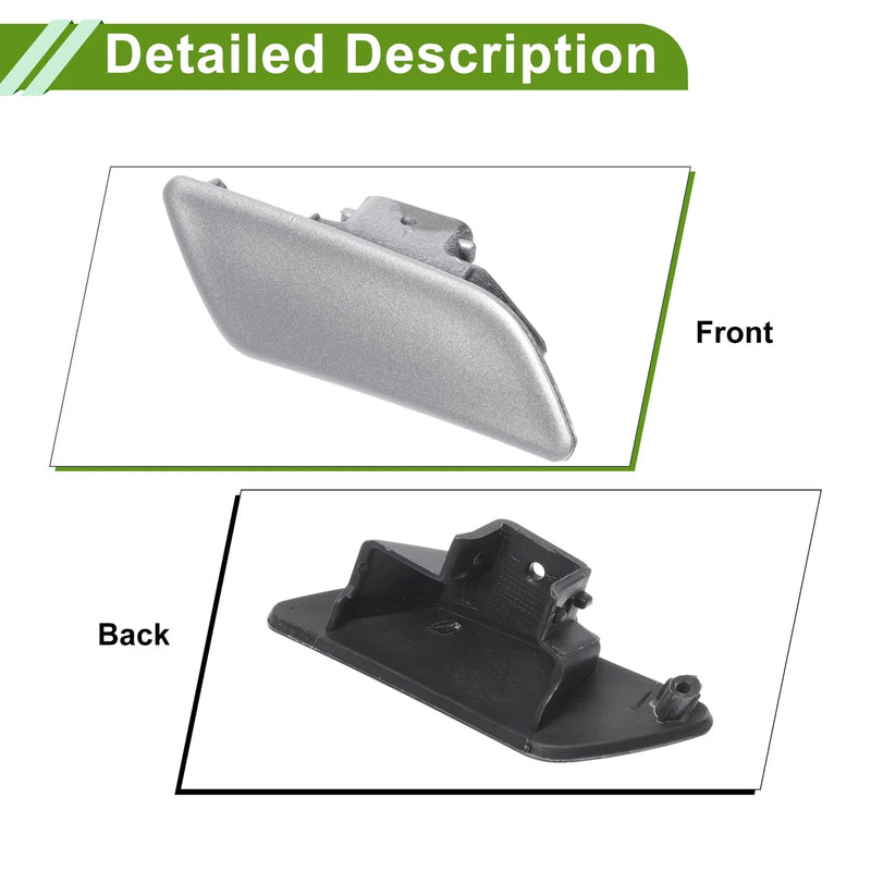 Porsche Panamera (2010-2023) - Silver Tone Washer Nozzle Cover