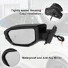 Honda Civic 3 Pin Left Side Door Mirror Assembly Black (2016-2021)