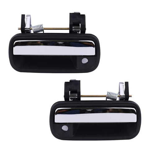 Outer Door Handle Front L+R Chrome Fits Toyota Hilux LN85 LN90 UTE 1989-95 D01
