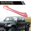 Jeep Wrangler JK 2 Door 4 Door Glove Box Handle Switch Cover Trim (2007-2018)
