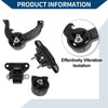 Dodge Avenger 2.4L Engine Motor Trans Mount Set (2008-2014)