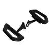 Harley Touring Road Street Glide Black Passenger Footboards (1993-2025)