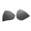 Mercedes Benz E-Class Black Front Door Upper Cover Trim Pair (2003-2009)