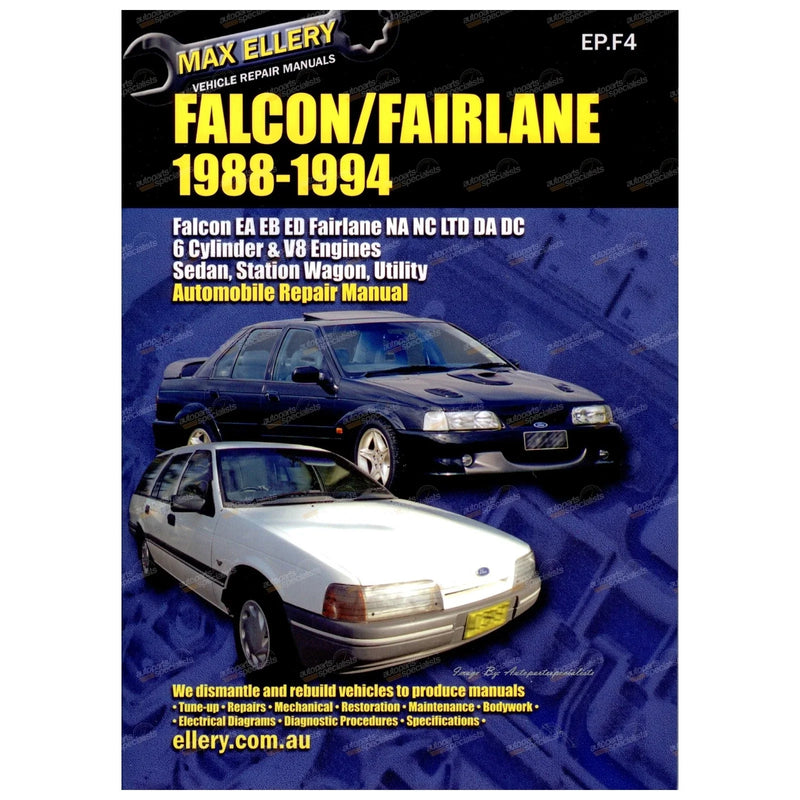 Ford Falcon Fairlane Workshop Manual (1988-1994)