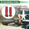 Motorcycle Dark Red Rhombus 7/8" 22mm Hand Grips Cover