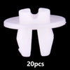 Toyota 20 x White Headlight Grommet Nut Clips
