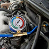 HVAC System R134a AC Recharge Hose with Gauge