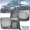 Mercedes-Benz W124 E200 Front Headlight Glass Lens 2 x (1994-1996)
