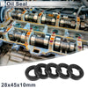 Make Model Oil Seal 28x45x10mm Nitrile Rubber Rotary Shaft Seal 5 Pcs