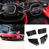 Chevrolet Corvette C8 (2020-2022) Red Steering Wheel Switch Cover