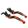 Suzuki DL1000, GSX1400 CNC Orange Extendable Brake Clutch Levers