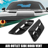 Dodge Challenger Hood Air Vent Cover Carbon Fiber Pattern (2015-2020)