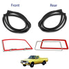 Windshield Glass Rubber Front+Rear Fits Mitsubishi L200 Express UTE 1978-86 D01