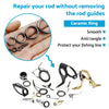 Repair 160Pcs 3.7-30mm Ceramic Fishing Rod Guide Rings