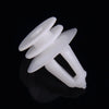 100Pcs White Car Door Panel Trim Push Pin Rivet Clips