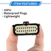 Ford Mondeo  - 1 Set 20 Pin Headlight Connector Plug