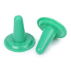 Cow Goat Sheep Ewe Milker 2 x Green Plastic Inflation Plug Shells