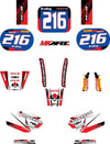 Honda QR 50 - STORM Style Decals Custom Graphic Kit (All Years)