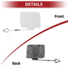 BMW X5 E70 White Tow Hook Cover Cap (2011-2013)