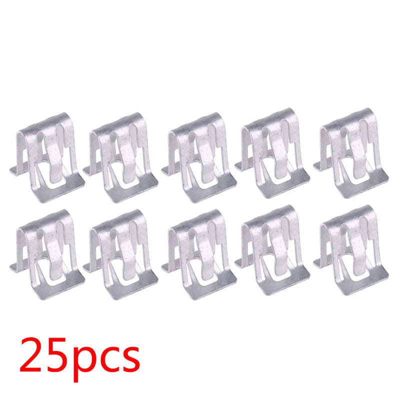 Car Moulding Trim 25 x Universal Fastener Clips 1/2" X 5/8"