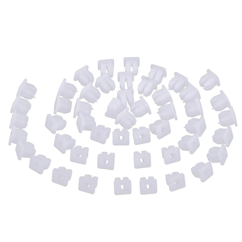 Automotive Headlight Bumper Trim Retainers 50pc Car Nut Screw Clips