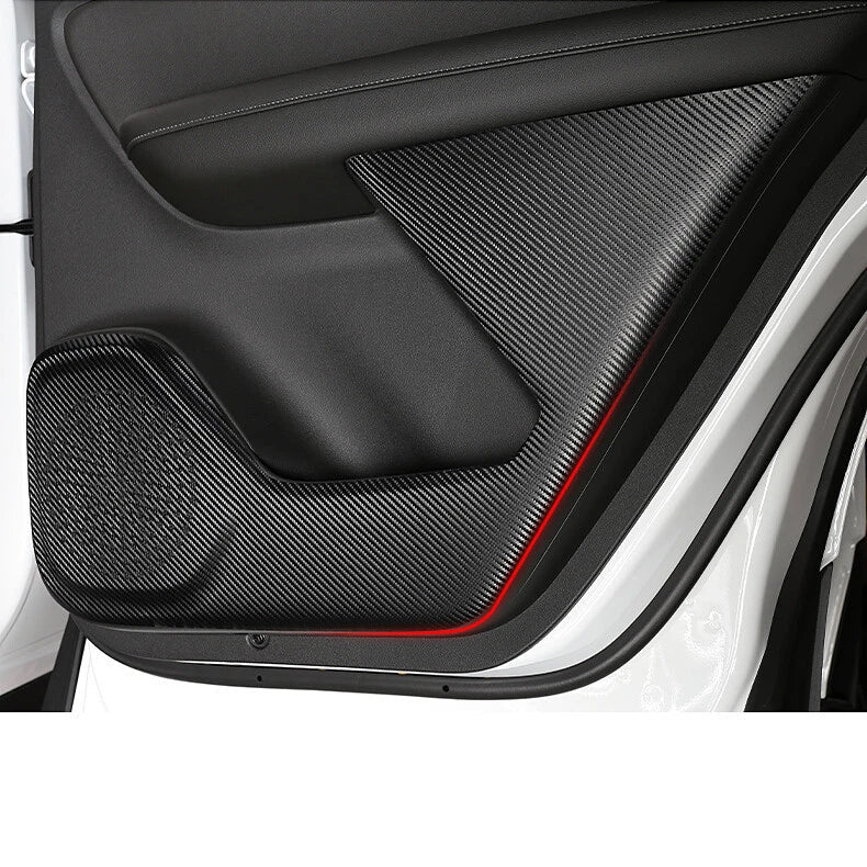 Chevry Blazer Carbon Fiber Leather Anti-kick Guard Cover Trim (2019–2022)