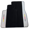 Rolls Royce Wraith (2013-2023) - Gray Leather AutoWin Black Floor Mats